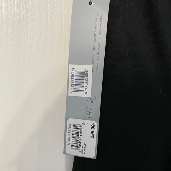 Classiques Entier Mesh Inset Sheath Black Dress - Picture 4 of 6